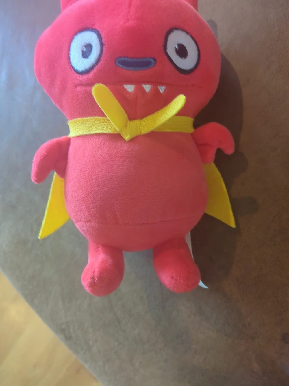 Ugly Doll Plush Red Monster Toy with Yellow Cape - Kids Toys